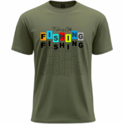 Fishing Club Typography Tee - Image 9