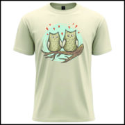 Cute Owl Love  T-Shirt - Image 9
