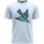 Vintage Blue Bird Graphic Tee