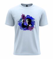 Artistic Portrait Splash Graphic Tee - Image 2