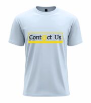 Contact Us Typography Graphic Tee - Image 10