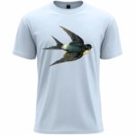 Flying Swallow Bird  Tee