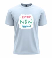 Yesterday Now Tomorrow Typography Tee - Image 2