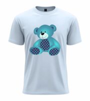 Blue Teddy Pattern  T-Shirt - Image 8