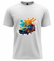 Color Splash Sports Car Tee - Image 7