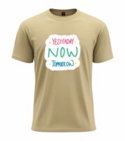 Yesterday Now Tomorrow Typography Tee - Image 10