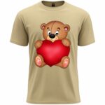 Cute Teddy Heart  T-Shirt