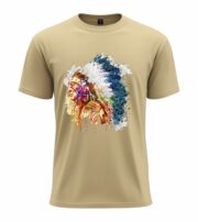 Watercolor Tribal Chief Art Tee - Image 10