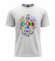 Colorful Sugar Skull  Tee - Image 11