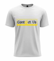 Contact Us Typography Graphic Tee - Image 12