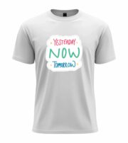 Yesterday Now Tomorrow Typography Tee - Image 11