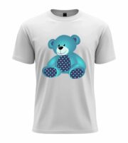 Blue Teddy Pattern  T-Shirt - Image 4