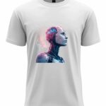 Futuristic AI Cyborg Tee