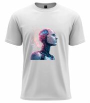 Futuristic AI Cyborg Tee