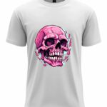 Neon Drip Skull Tee