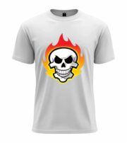 Flaming Skull Rage Tee - Image 12