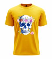 Floral Skull Art  T-Shirt - Image 12