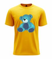 Blue Teddy Pattern  T-Shirt - Image 3