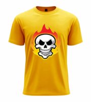 Flaming Skull Rage Tee