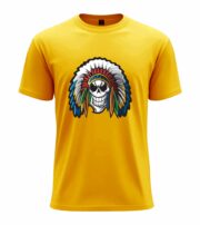 Warrior Skull Headdress Graphic Tee - Image 12