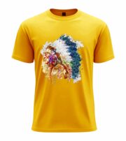 Watercolor Tribal Chief Art Tee - Image 12
