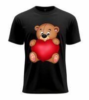 Cute Teddy Heart  T-Shirt - Image 13