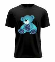 Blue Teddy Pattern  T-Shirt - Image 2