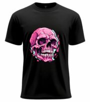 Neon Drip Skull Tee - Image 13