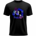 Artistic Portrait Splash Graphic Tee
