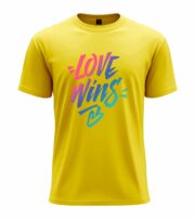 Love Wins Gradient Typography Tee - Image 2