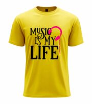 Music Is My Life Headphone Graphic T-Shirt - Image 11