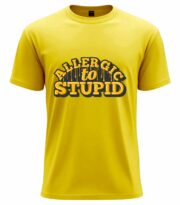Allergic to Stupid Tee - Image 3