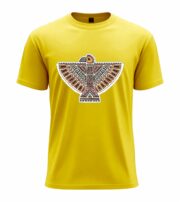 Geometric Eagle Ethnic Pattern Tee - Image 3