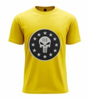 Skull Star Emblem Military Tee - Image 3