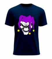 Jester Skull Graphic Tee - Image 4