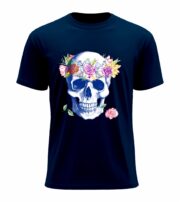 Floral Skull Art  T-Shirt - Image 3