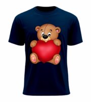 Cute Teddy Heart  T-Shirt - Image 4