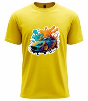 Color Splash Sports Car Tee - Image 5