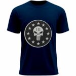 Skull Star Emblem Military Tee