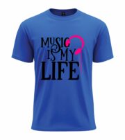 Music Is My Life Headphone Graphic T-Shirt - Image 9