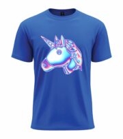 Neon Unicorn Glow  T-Shirt - Image 4