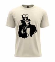 Mysterious Mask Figure  T-Shirt - Image 5