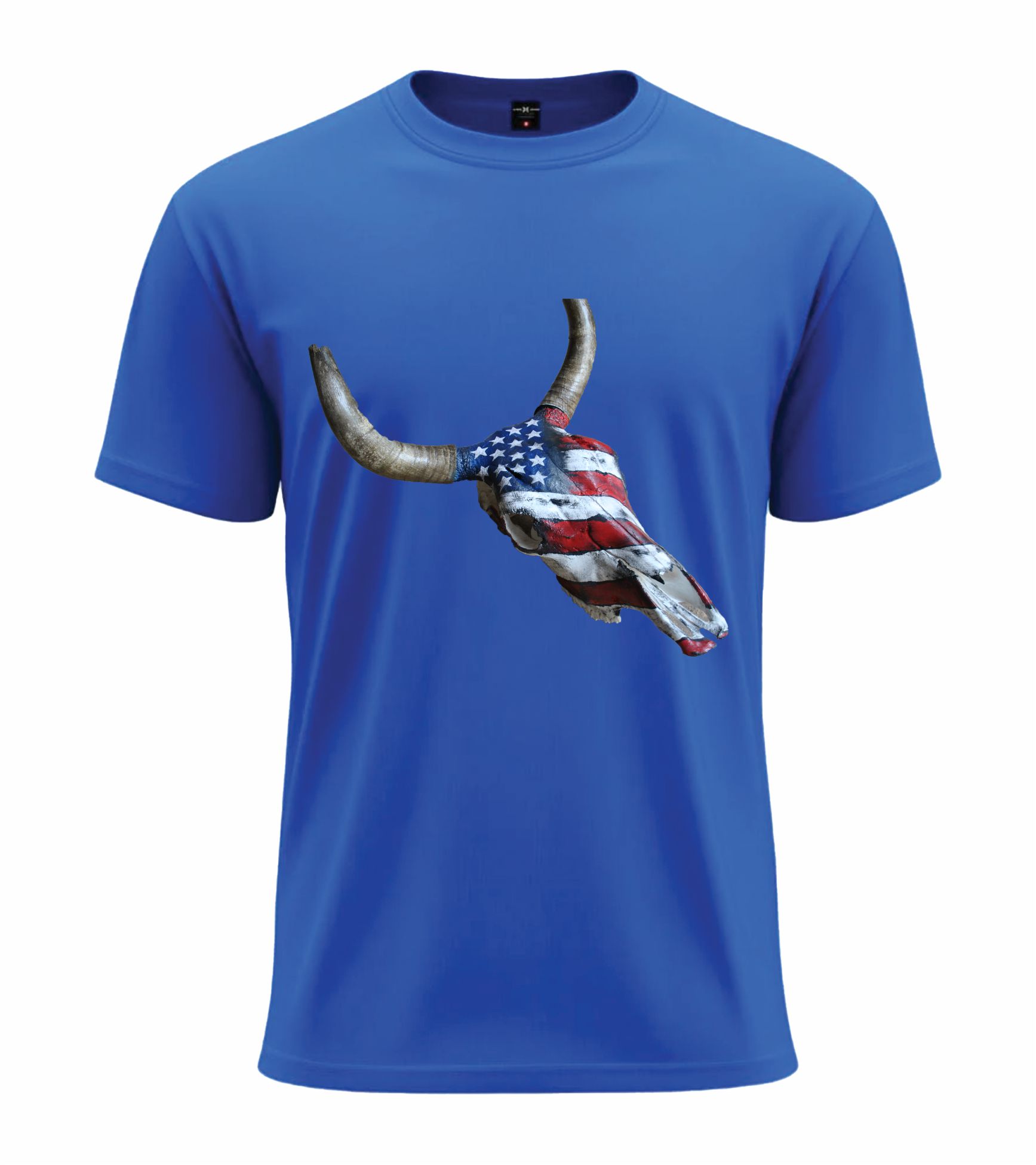 01 (4) Patriot Skull Horn Tee 🇺🇸 - Image 1