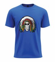 Warrior Skull Headdress Graphic Tee - Image 4