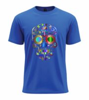 Colorful Sugar Skull  Tee - Image 5