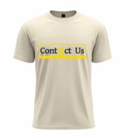 Contact Us Typography Graphic Tee - Image 6