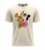 Cute Bunny & Mouse Cartoon Friendship Tee - Image 6