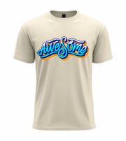 Awesome Typography T-Shirt - Image 5