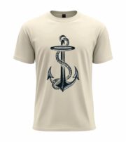 Vintage Anchor Nautical T-Shirt - Image 6