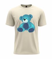 Blue Teddy Pattern  T-Shirt - Image 11